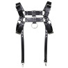 KinkHarness Harnais Sm Garter Noir
